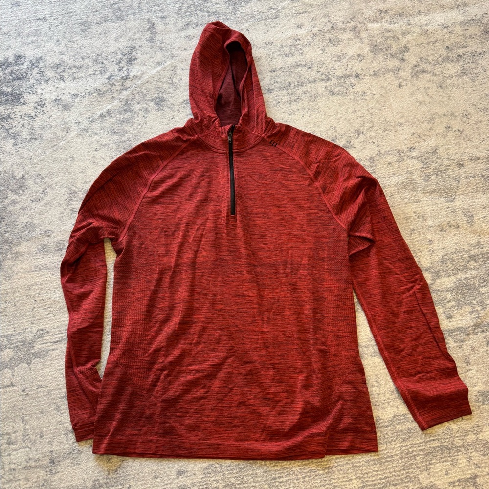 Lululemon Athletica Red Hooded Jacket